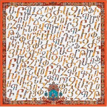 hermes scarf armenian alphabet price|Hermès’ Armenian Scarf Goes on Sale .